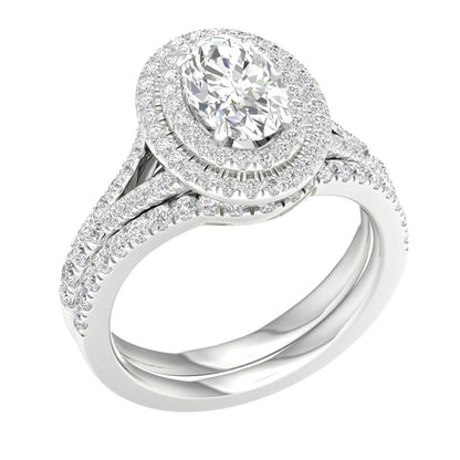 14K 2.25CT  Lab Grown Diamond Bridal Ring 65979