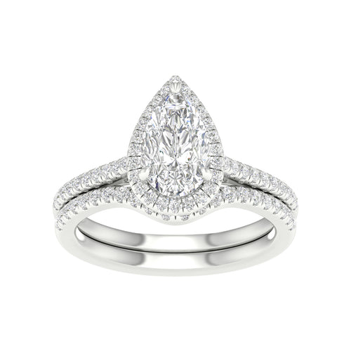 14k 1.95CT Lab Diamond Bridal Ring 65987