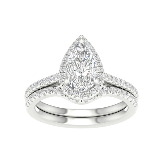 14k 1.95CT Lab Diamond Bridal Ring 65987