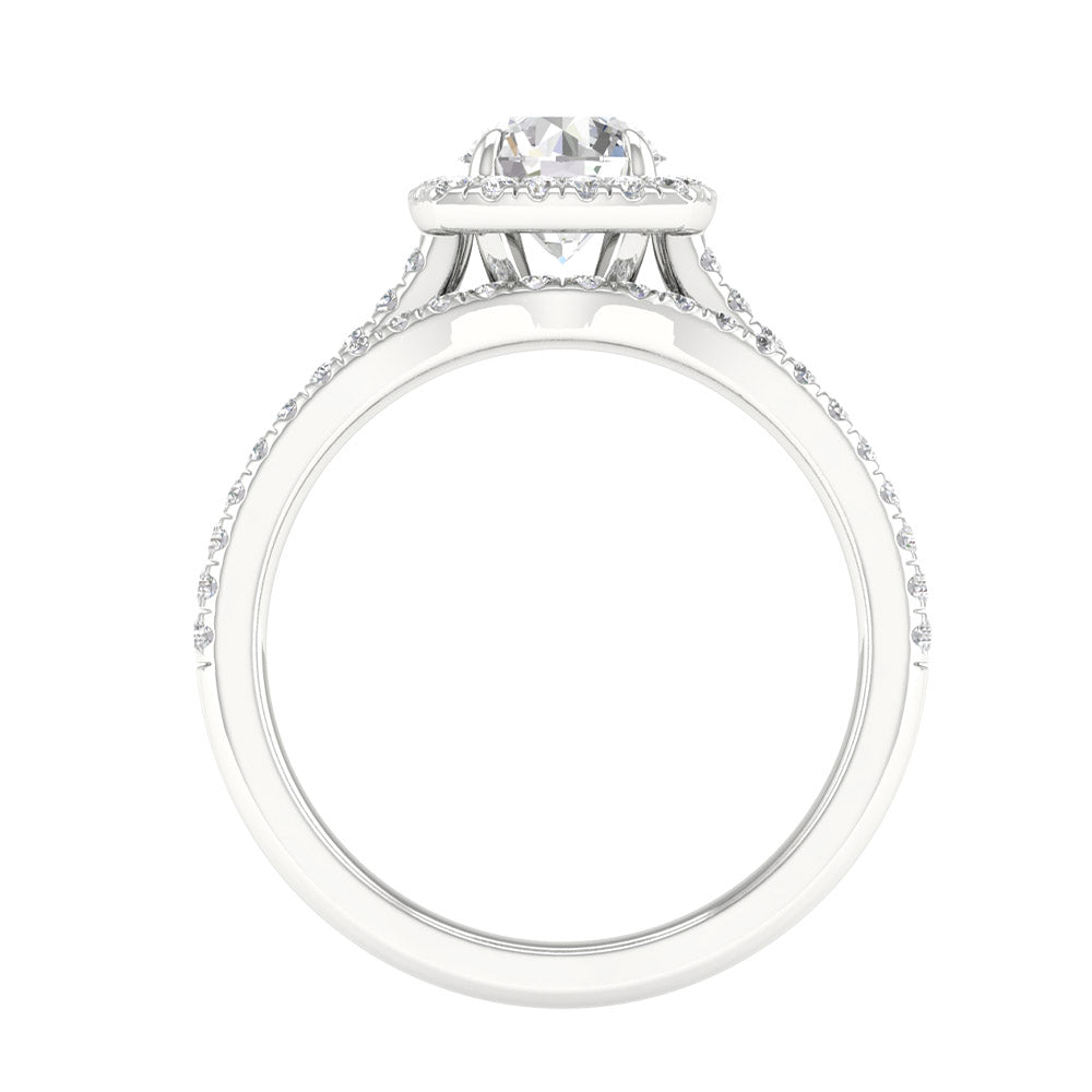 14K 1.75CT Certified Lab Grown Diamond Bridal 66001