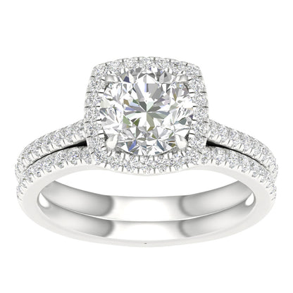 14K 1.95.00CT Certified Lab Grown Bridal Ring 66002