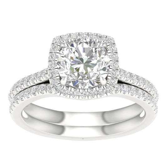 14K 1.95.00CT Certified Lab Grown Bridal Ring 66002