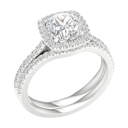 14K 1.95.00CT Certified Lab Grown Bridal Ring 66002