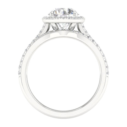 14K 1.95.00CT Certified Lab Grown Bridal Ring 66002