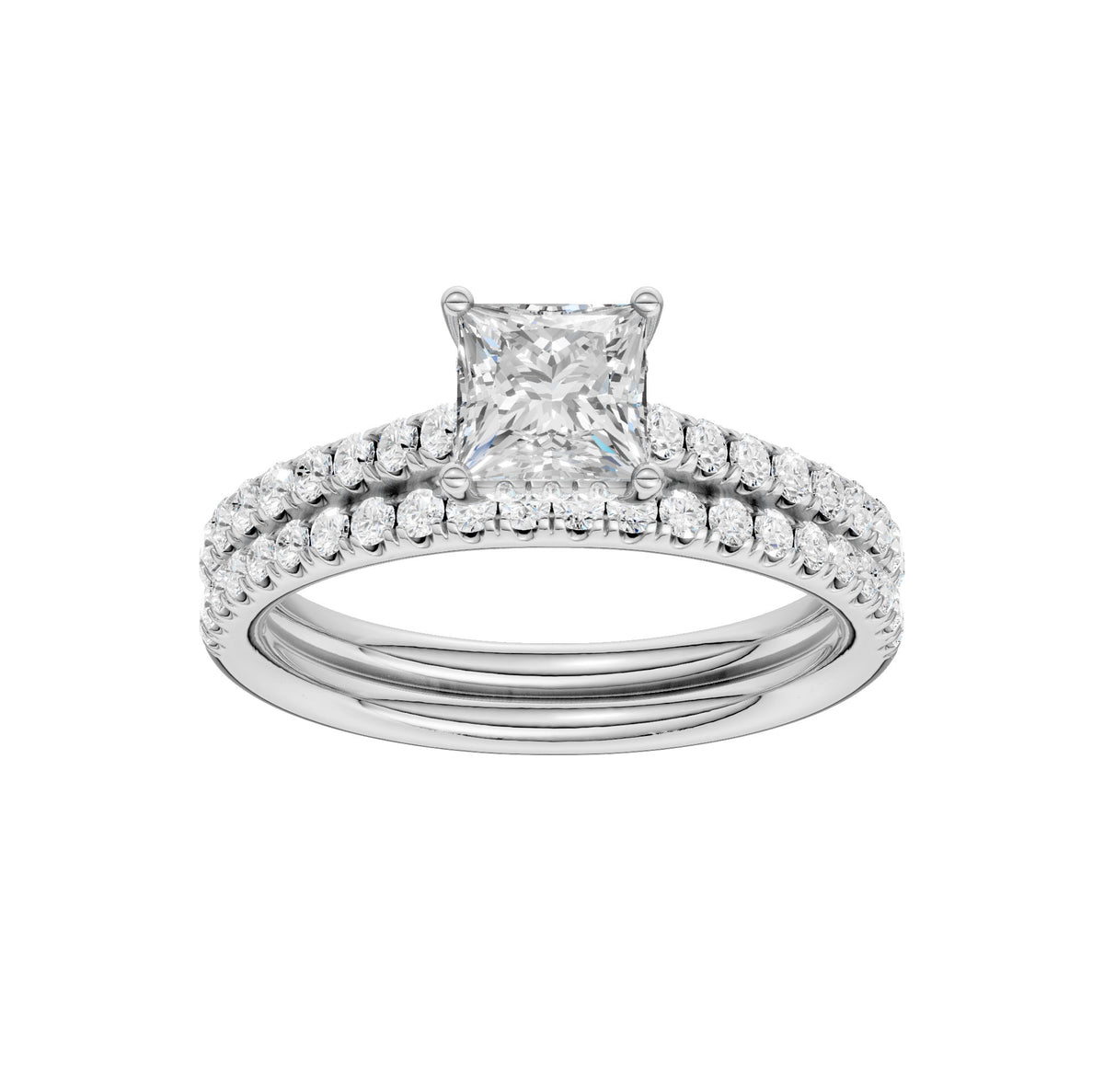 14K 1.50CT Lab Grown Diamond Bridal 66017