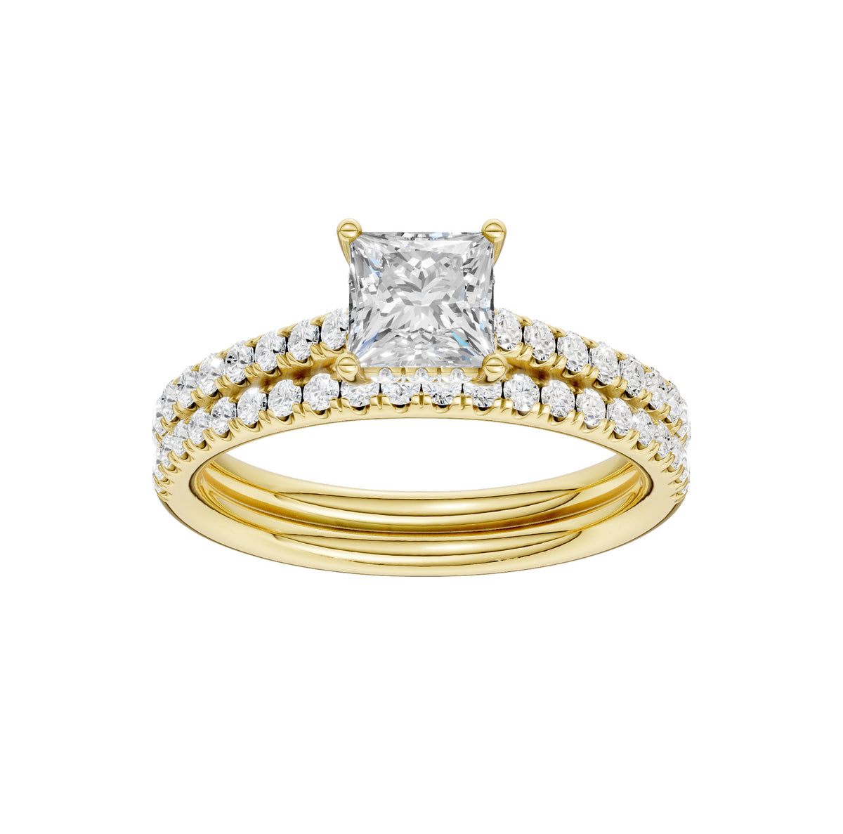 14K 1.50CT Lab Grown Diamond Bridal 66018