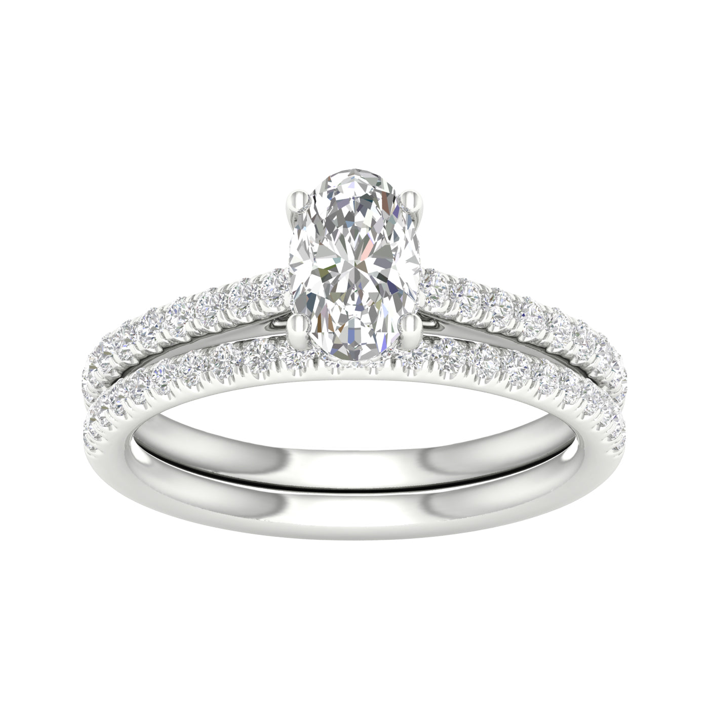 14K 1.50CT Lab Grown Diamond Bridal 66019