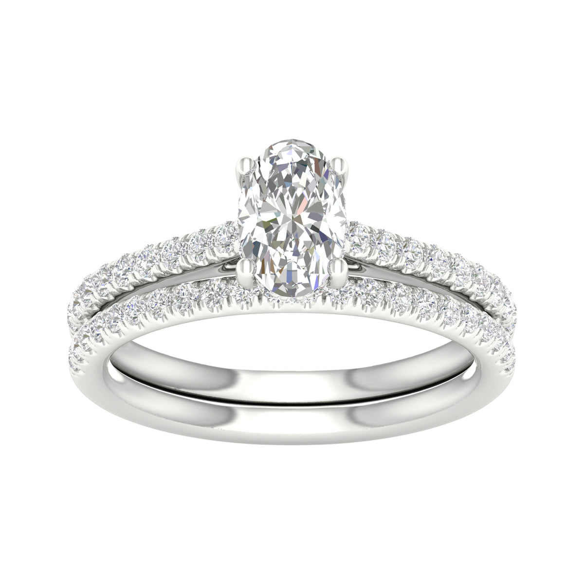 14K 1.50CT Lab Grown Diamond Bridal 66019