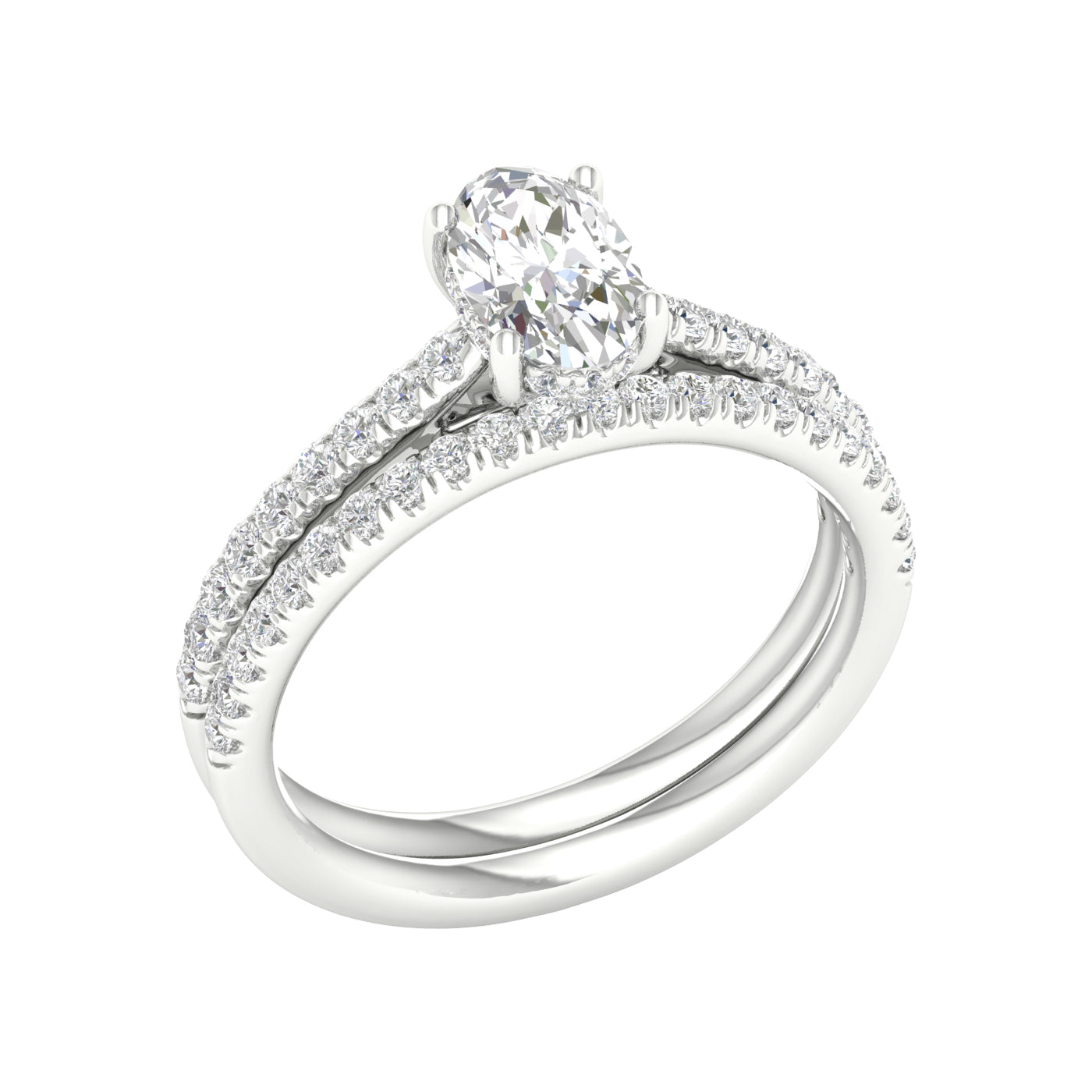14K 1.50CT Lab Grown Diamond Bridal 66019
