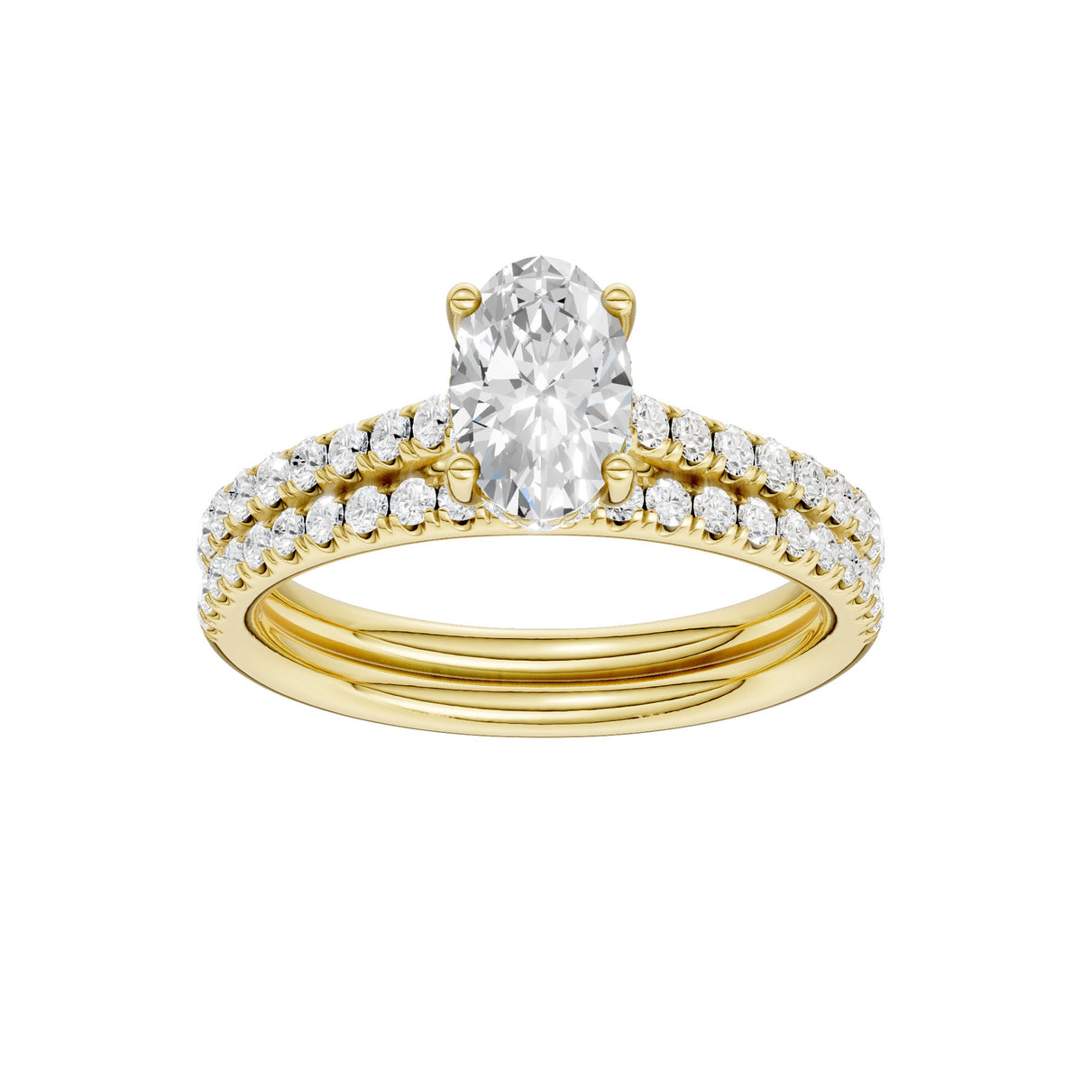 14K 1.50CT Lab Grown Diamond Bridal 66020