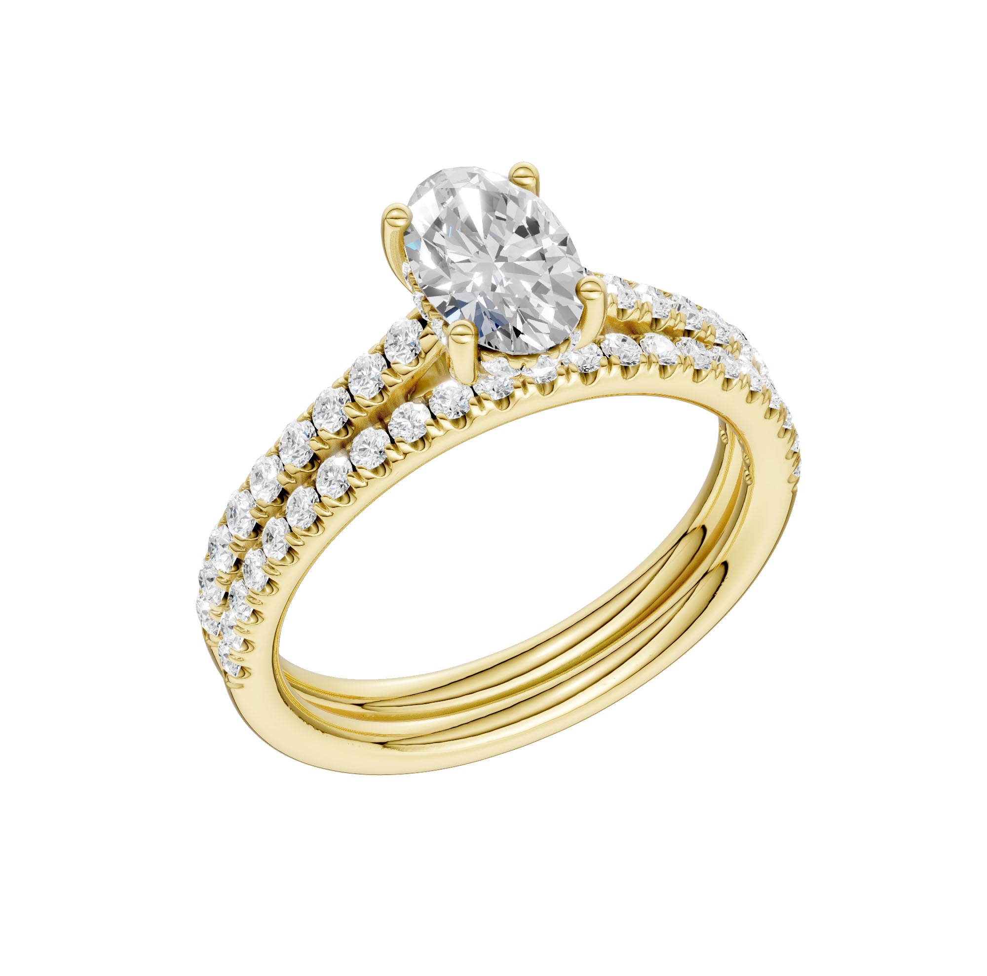 14K 1.50CT Lab Grown Diamond Bridal 66020