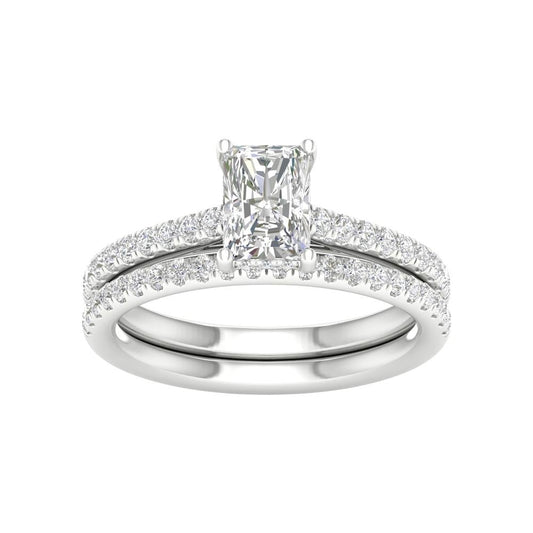 14K 1.50CT Certified Lab Grown Diamond Bridal Set 66021