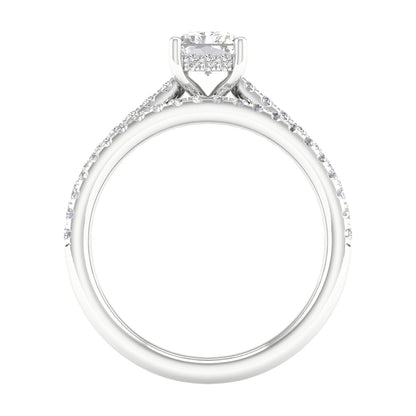 14K 1.50CT Certified Lab Grown Diamond Bridal Set 66021
