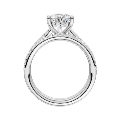 14K 2.50ct Lab Grown Diamond Bridal Set 66023