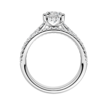14K 2.50ct Lab Grown Diamond Bridal Set 66025