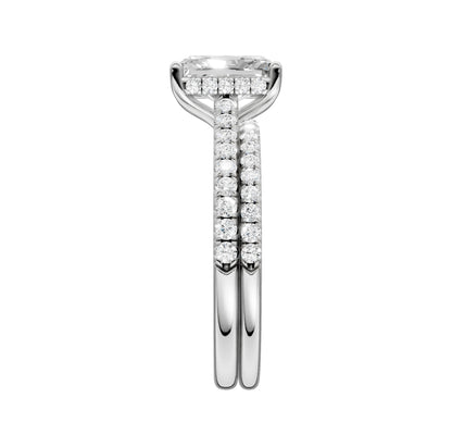 14K 2.50ct Lab Grown Diamond Bridal Set 66025