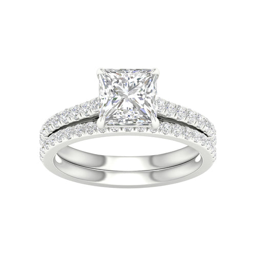 14K 2.50CT Lab Diamond Bridal Set 66048