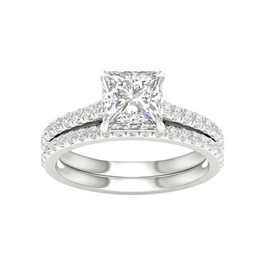 14K 2.50CT Lab Diamond Bridal Set 66048