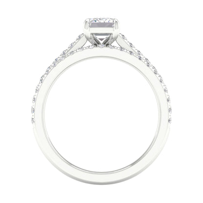 14K 1.50CT Certified Lab Grown Diamond Bridal Set 66050