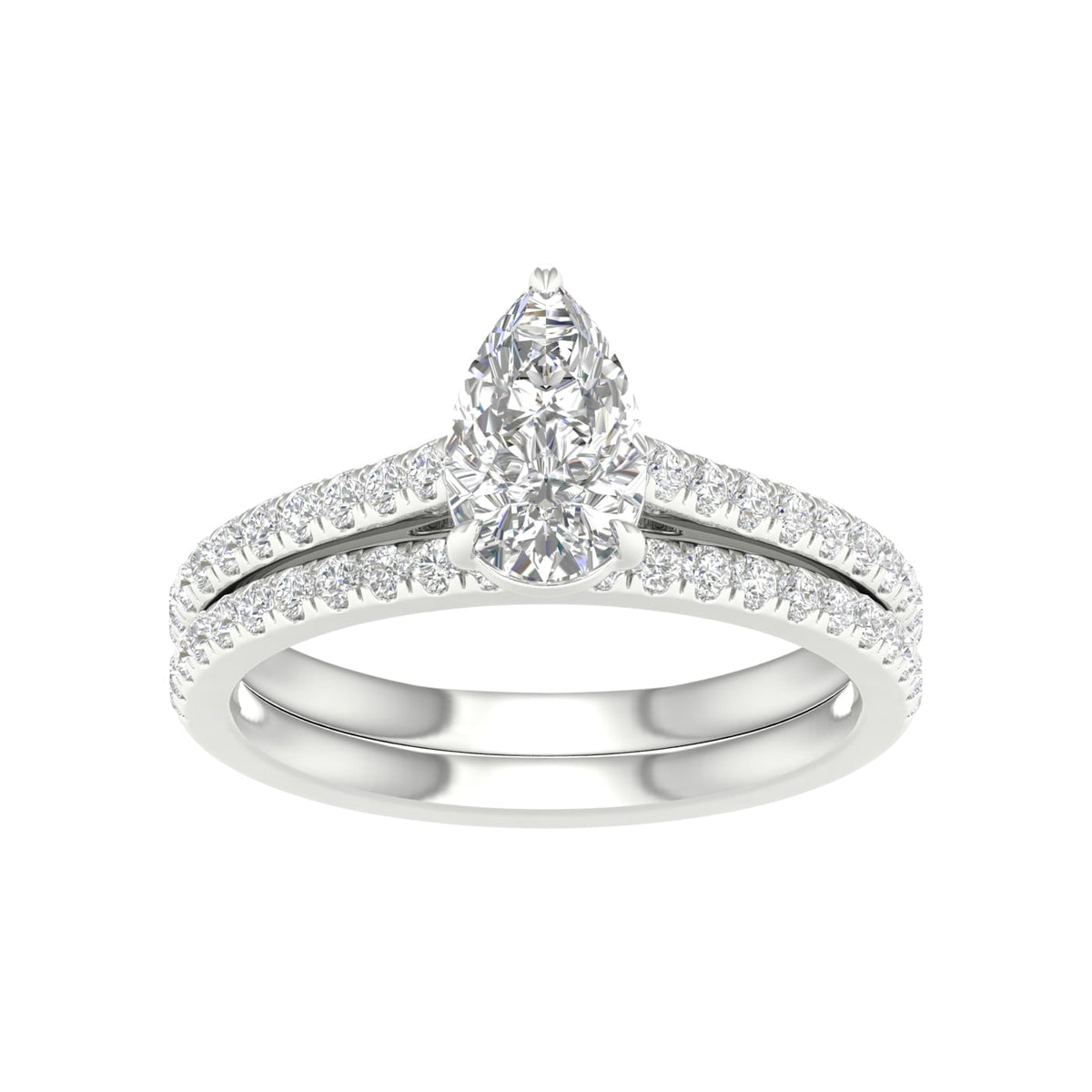 14K 1.50CT Certified Lab Grown Diamond Bridal 66054