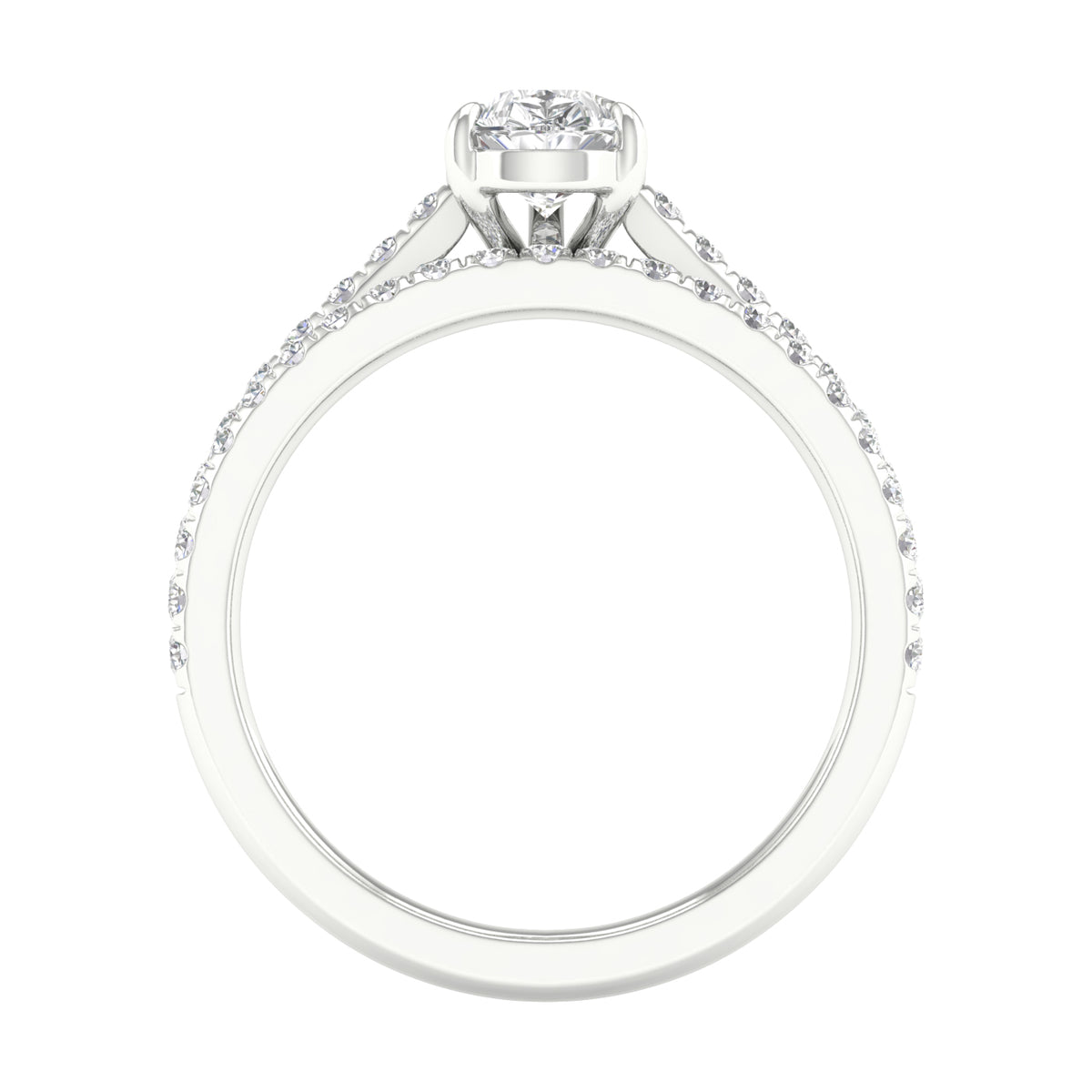 14K 1.50CT Certified Lab Grown Diamond Bridal 66054