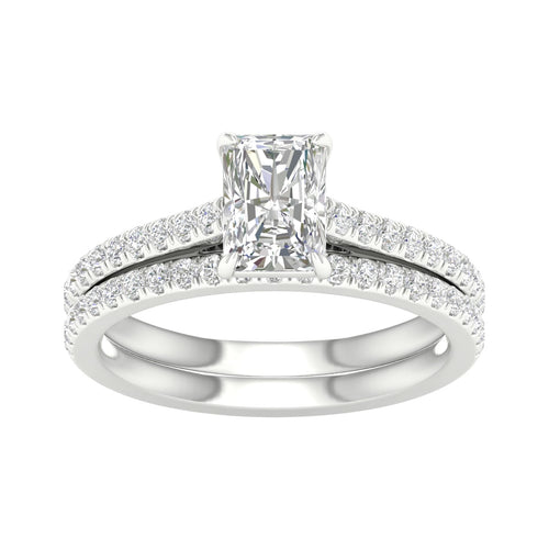 14K 1.50CT Lab Diamond Bridal Set 66058