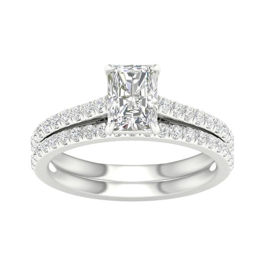 14K 1.50CT Lab Diamond Bridal Set 66058