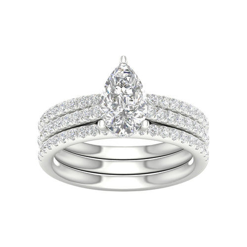 14K 1.75CT Lab Grown Diamond Bridal Set 66060