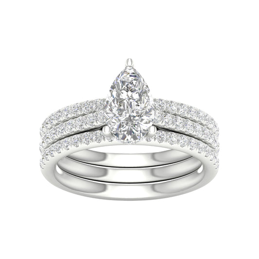 14K 1.75CT Lab Grown Diamond Bridal Set 66060