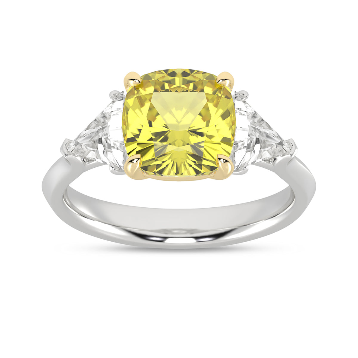 Certified Lab Grown 14K 4.16CT Diamond Engagement Ring 66073