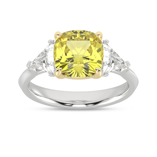 Certified Lab Grown 14K 4.16CT Diamond Engagement Ring 66073