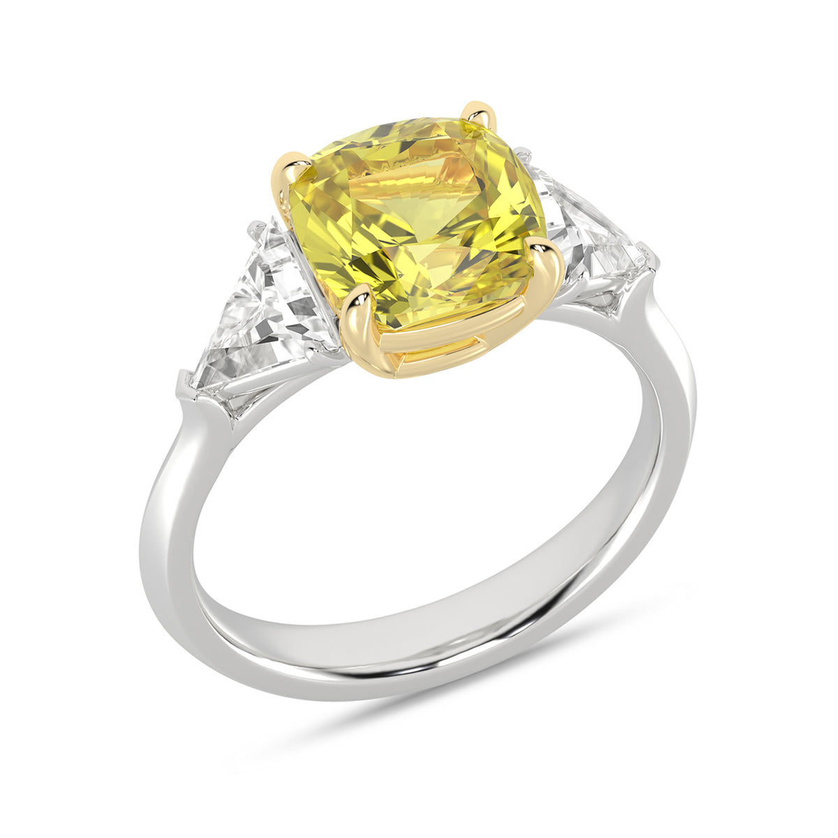 Certified Lab Grown 14K 4.16CT Diamond Engagement Ring 66073