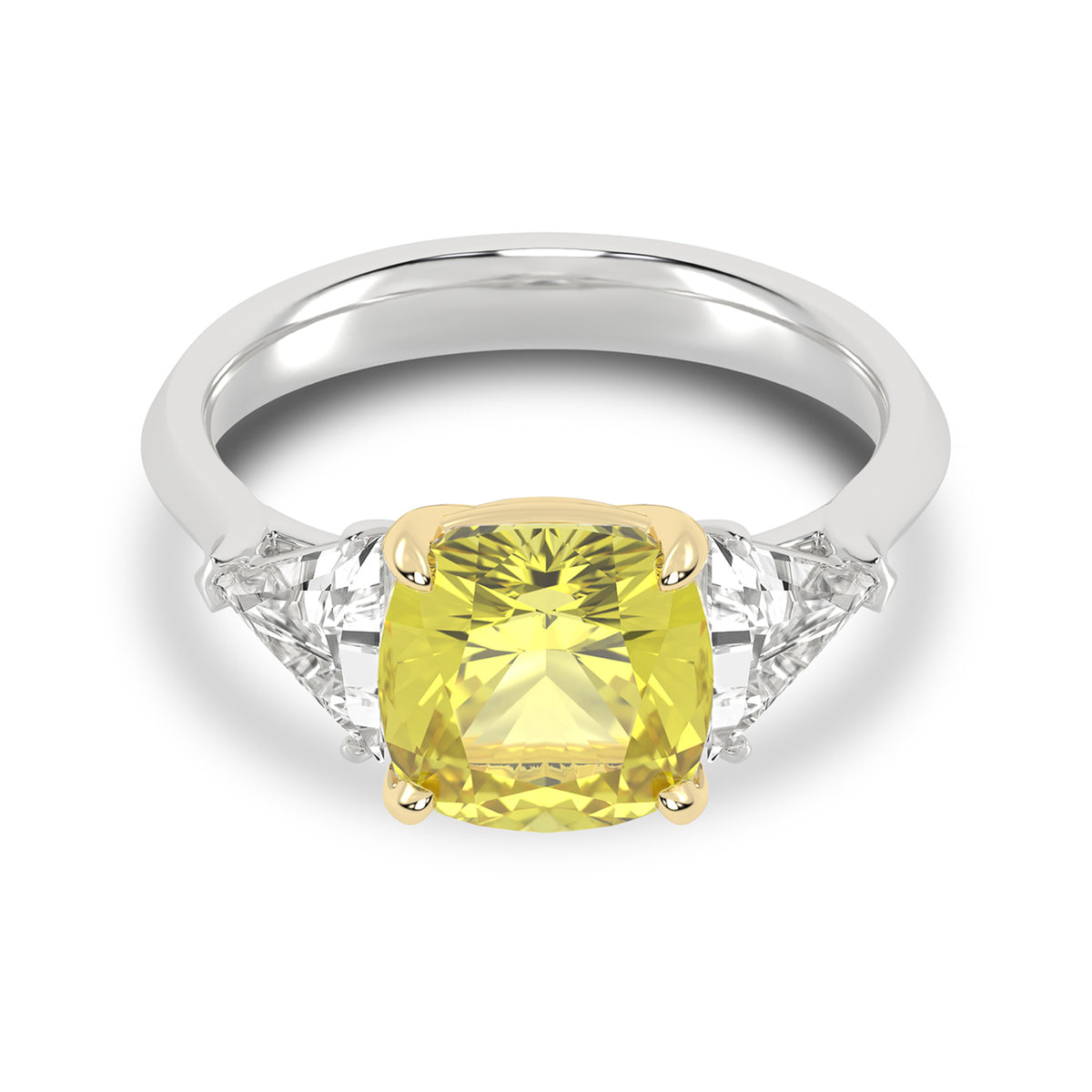 Certified Lab Grown 14K 4.16CT Diamond Engagement Ring 66073