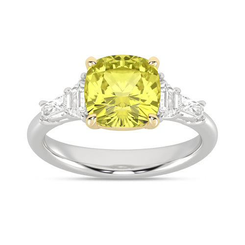 Certified Lab Grown 14K 4.00CT Diamond Engagement Ring 66075