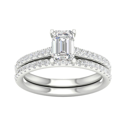 14K 1.50CT Lab Diamond Bridal Ring 66083