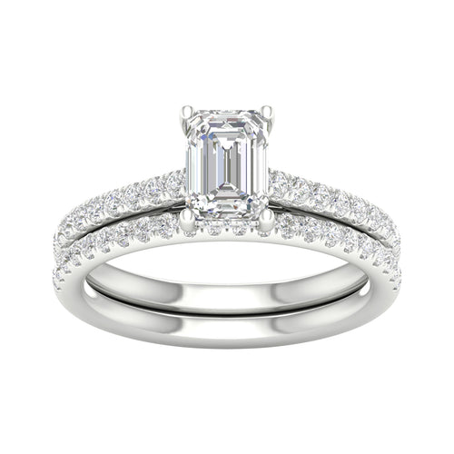 14K 1.50CT Lab Diamond Bridal Ring 66083