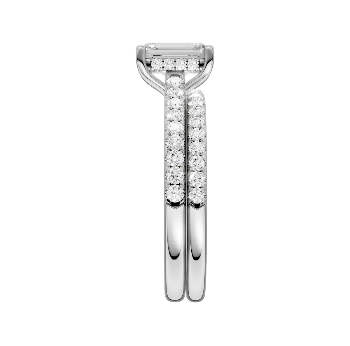 14K 1.50CT Lab Diamond Bridal Ring 66083