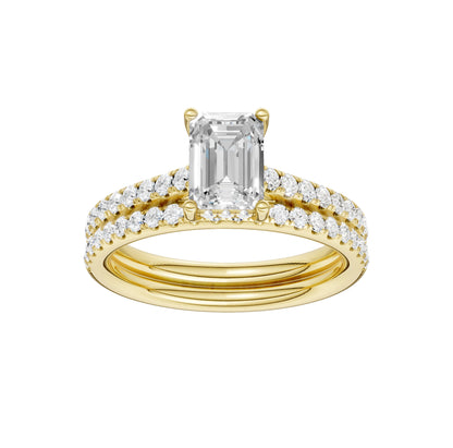 14K 1.50CT Lab Diamond Bridal Ring 66084