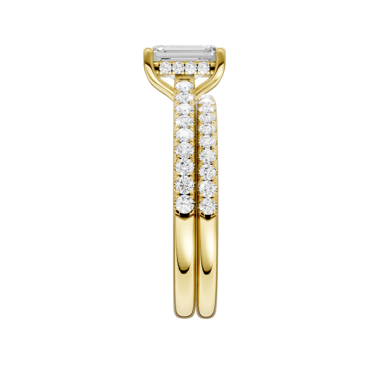 14K 1.50CT Lab Diamond Bridal Ring 66084