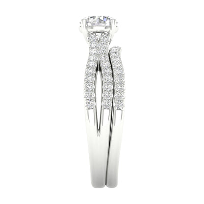 14K 1.40CT Lab Grown Diamond Bridal Set 66085