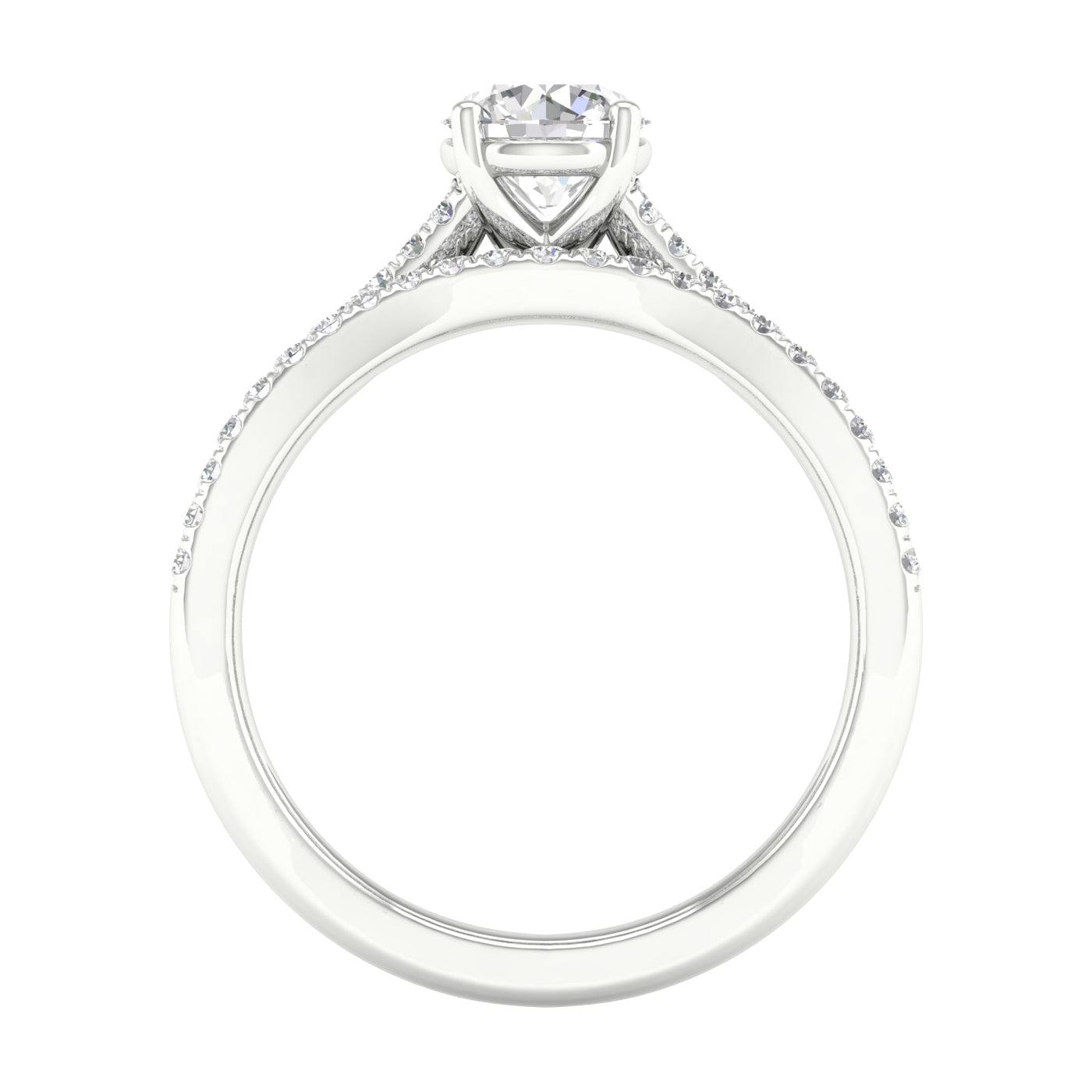 14K 1.40CT Lab Grown Diamond Bridal Set 66085