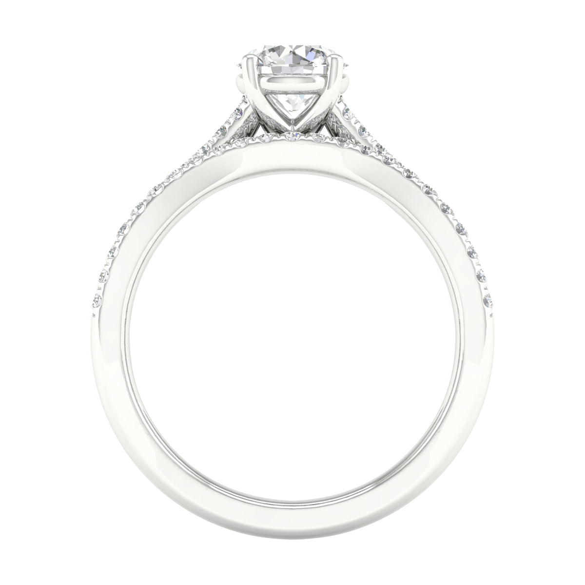 14K 1.40CT Lab Grown Diamond Bridal Set 66085