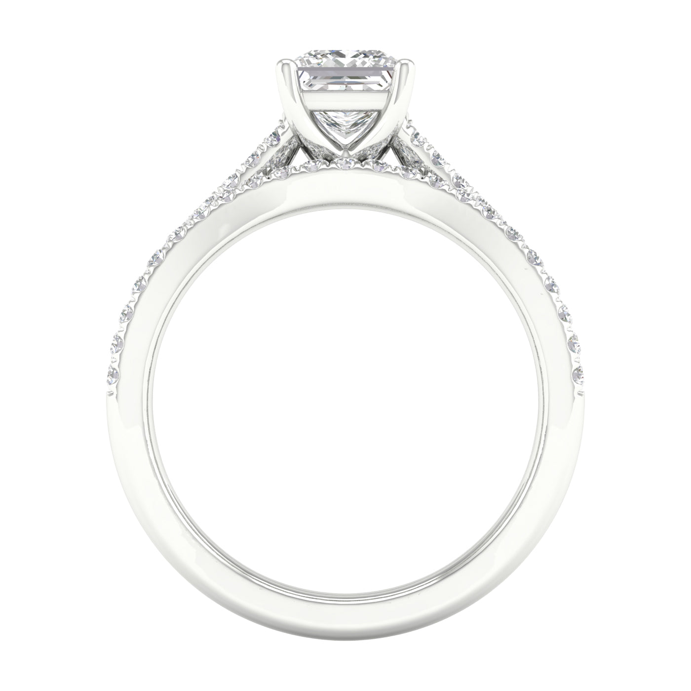 Certified Lab Grown 14K 1.40CT Diamond Bridal Set 66091