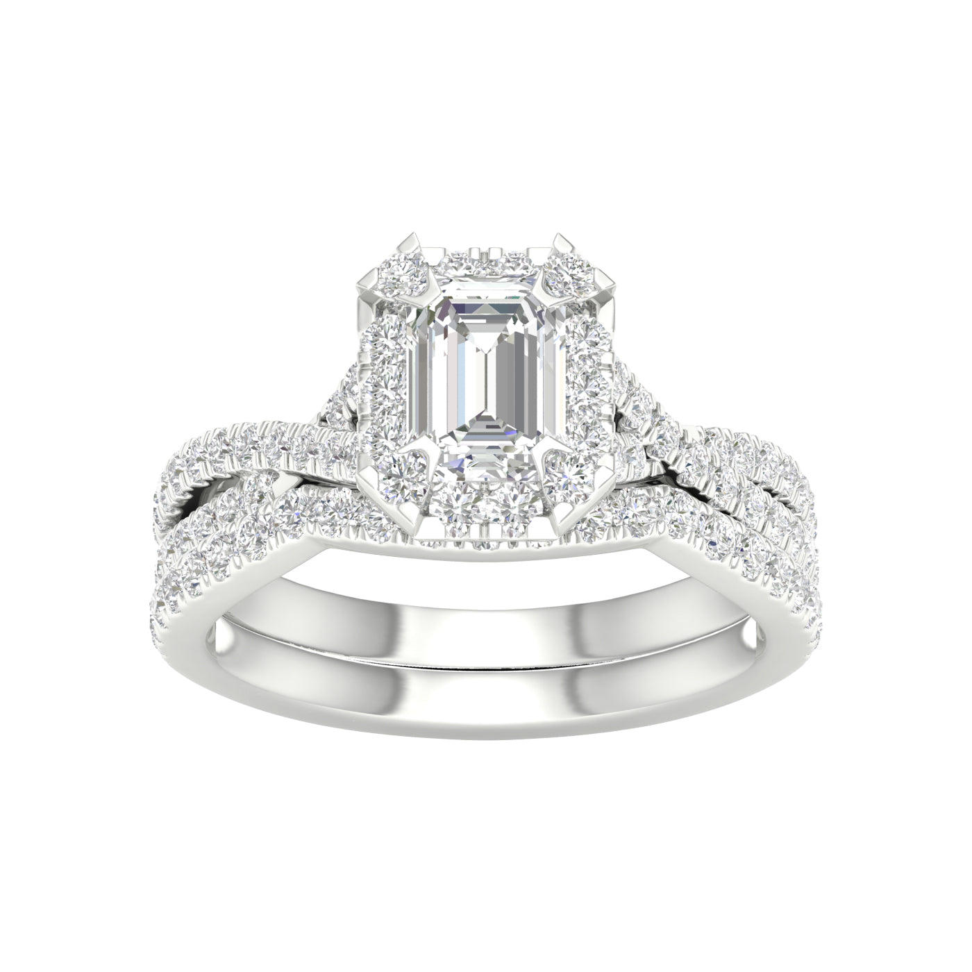 14K  1.75CT  Lab Grown Diamond Bridal 66125