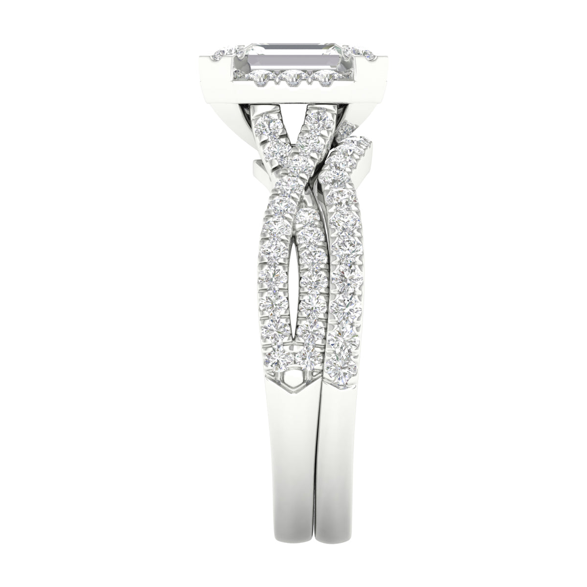 14K  1.75CT  Lab Grown Diamond Bridal 66125