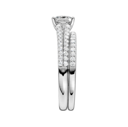 Certified Lab Grown 14K 1.40CT Diamond Bridal Set 66138