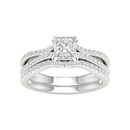 Certified Lab Grown 14K 1.65CT Diamond Bridal Set 66157