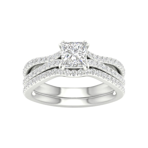 Certified Lab Grown 14K 1.65CT Diamond Bridal Set 66157