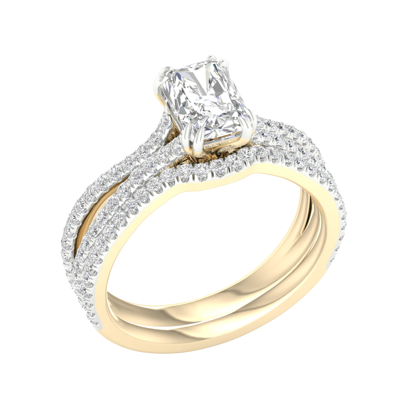 14K 1.50CT Diamond Bridal 66166