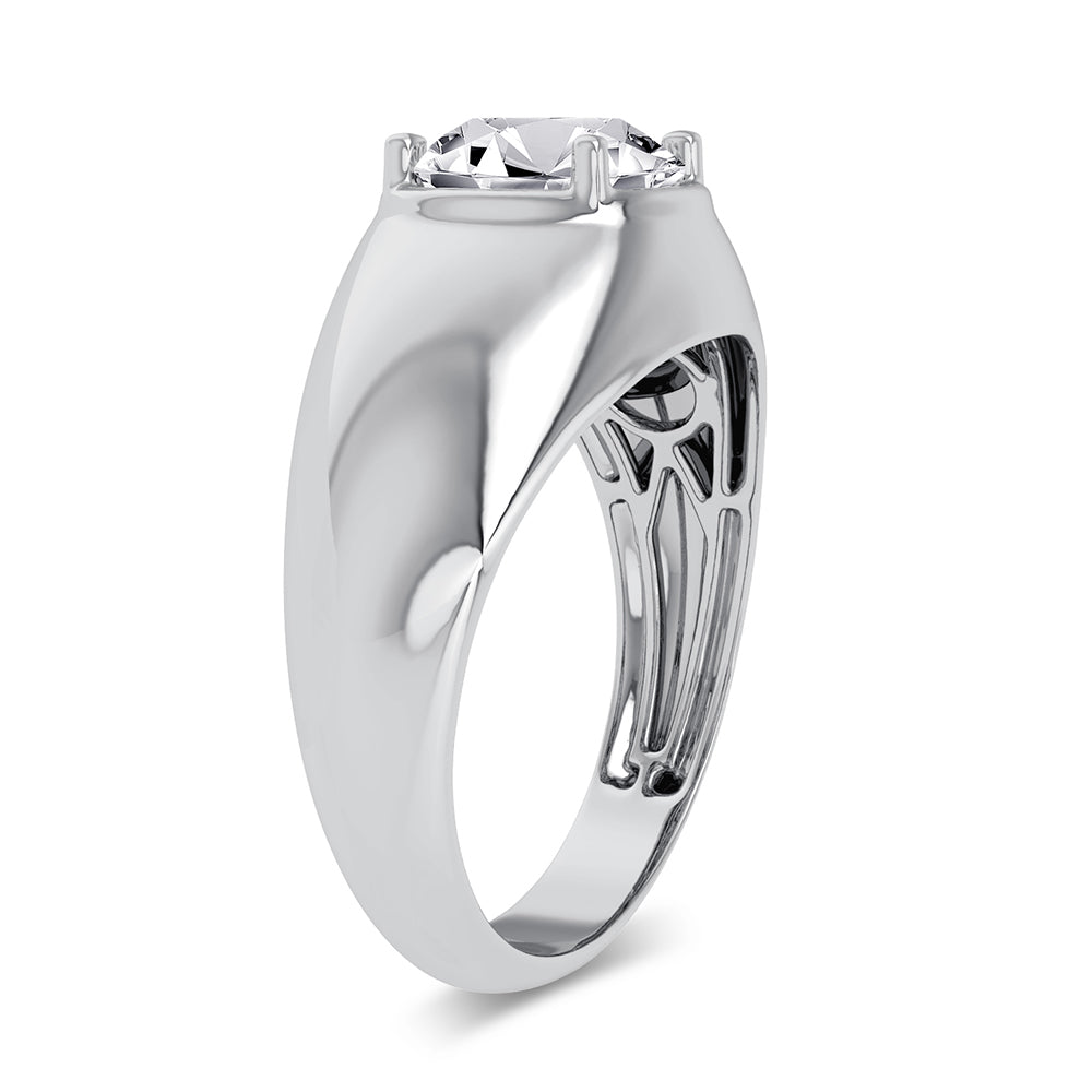 14K 2.00CT Certified Lab Grown Mens Ring 66324